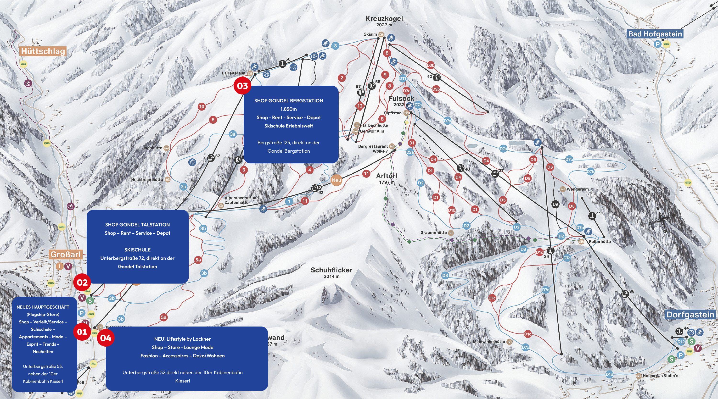 Die Standorte im Überblick